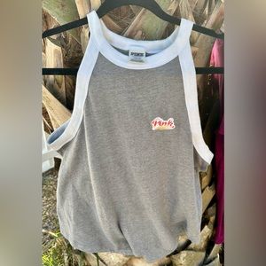 Pink halter tank top - Victoria Secret